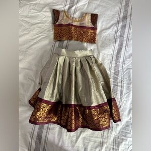 Baby Indian Lehenga Skirt Set